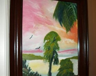 Florida Highwaymen - Rodney Demps= 16" x 11 3/4"