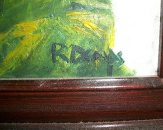 Signature on Painting