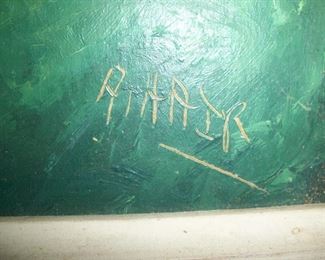 Signature on Painting