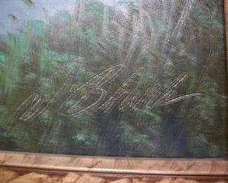 Signature on Painting