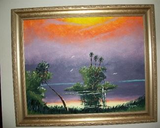 Florida Highwaymen - John Maynor = 16" x 20"
