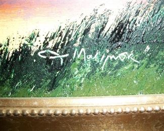 Signature on Painting