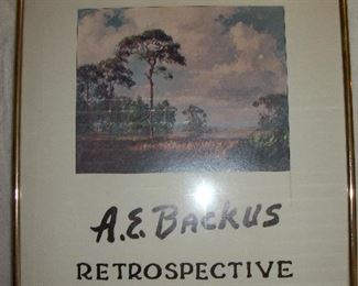 A.E. Backus Retrospective Print