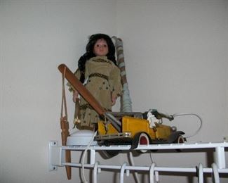 American Indian Doll ; Toy Car