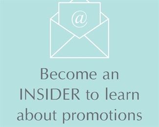 Join our newsletter to learn about promotions before anyone else!