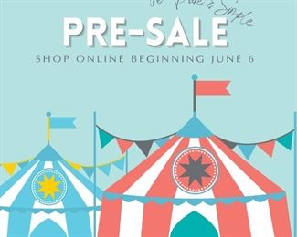 Pre-Sale begins June 6 >> follow our commerce profile on FB Marketplace