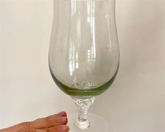 Set of 23 water glasses goblets