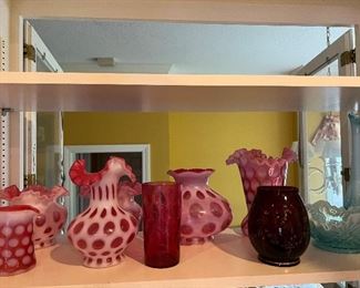 Beautiful antique glassware in PREMIUM condition.  No chips! 