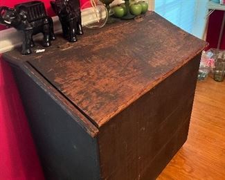 Grain bin - very old primitive 