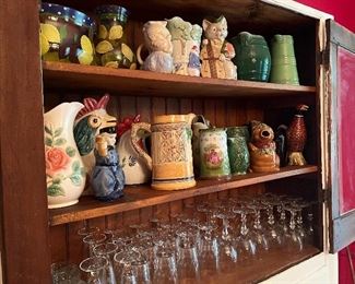 Waterford crystal sets.  Barware, old pitchers 