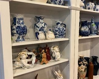 Blue and white decor, vases, home decor!