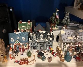 All retired Department 56 snow village and accessories in PERFECT condition.  Unbelievable how much stuff! 