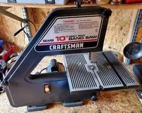 Craftsman 10" Direct Drive Band Saw, item was tested and appears to be in working condition