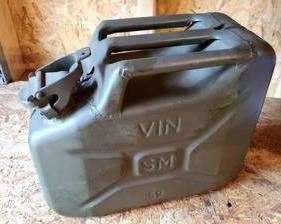 Vintage Military Style 2-1/2 Gerry Can