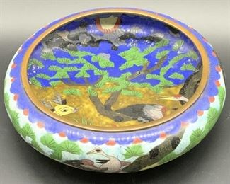 Asian Cloisonne Bowl Vessel
