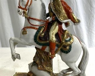 SCHEIBE ALSBACH KISTER Porcelain Soldier On Horse