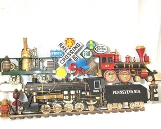 RPR Pennsylvania Locomotive Wall Model