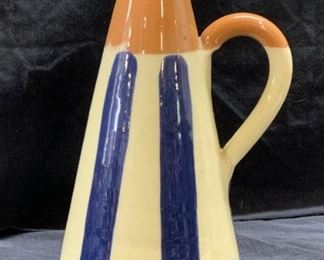 HEU Signed Tall Glazed Ceramic Beaker