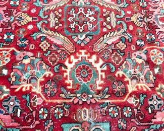 Antique Handmade Persian Oversized Wool Rug