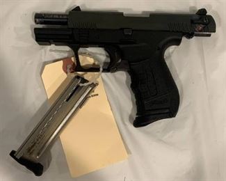 Carl Walther P22 pt22LR Pistol with Extra Magazine