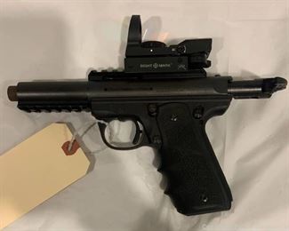 Ruger 22 45 MKIII 22LR Pistol with Sight Mark Optic