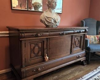 38" high x 66" wide x 27" deep