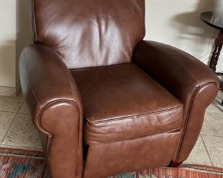 Leather Upholstered Recliner