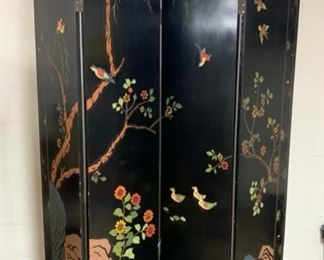 Chinese 4 Panel Screen