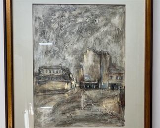 Milan Acrylic on Board Signed