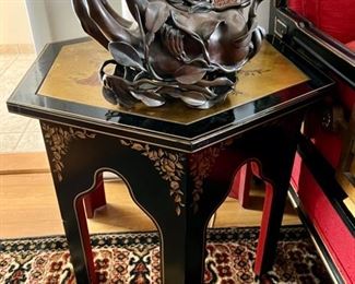 Chinese Carved Rosewood Sculpture