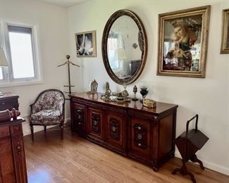 Carved Walnut Dresser