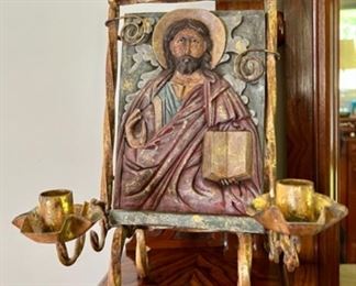 Icon on Easel