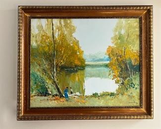 Oil on Canvas Signed