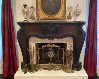 Fireplace decorations and accessories