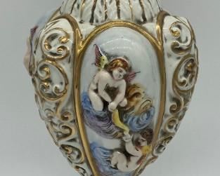 Vintage Capodimonte figural porcelain