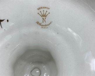 Vintage Capodimonte figural porcelain