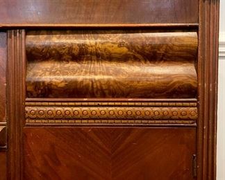 Antique Art Deco wood inlay buffet