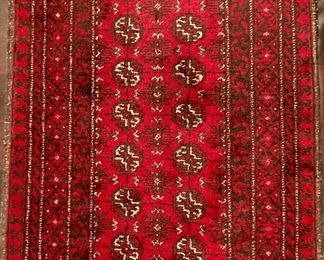 Antique wool runner 2'8" x 9'