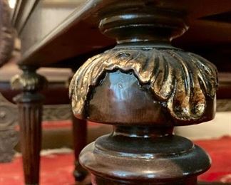 Vintage Art Deco wood inlay coffee table