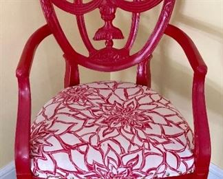 Wood and upholstery chair