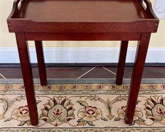 Wooden serving table