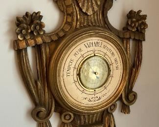 Vintage Hollywood Regency weather station