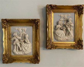 Vintage Alt Meissen Rococo 3D picture