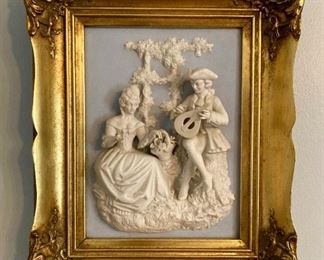 Vintage Alt Meissen Rococo 3D picture