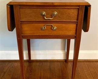 Vintage drop leaf accent table