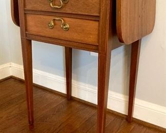 Vintage drop leaf accent table