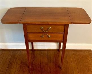Vintage drop leaf accent table