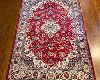 Antique 4' x 6'4" area rug