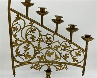Vintage brass candelabra 