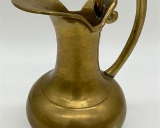 Vintage brass pitcher